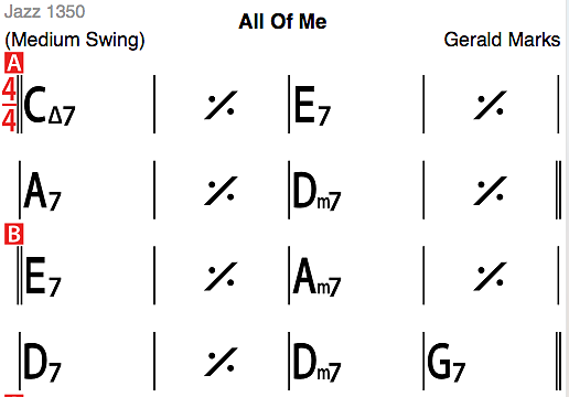 ( All of Me ( jazz standard