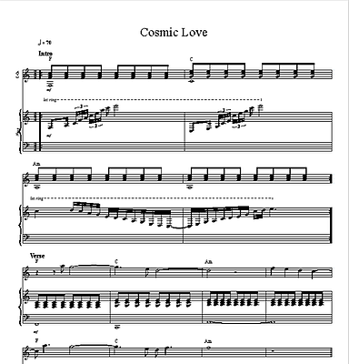 Cosmic Love-Guitar& Harp