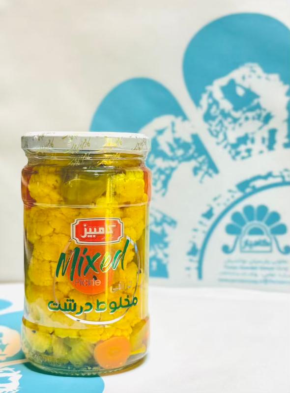 ترشی مخلوط درشت کامبیز - ۶۷۰ گرمی