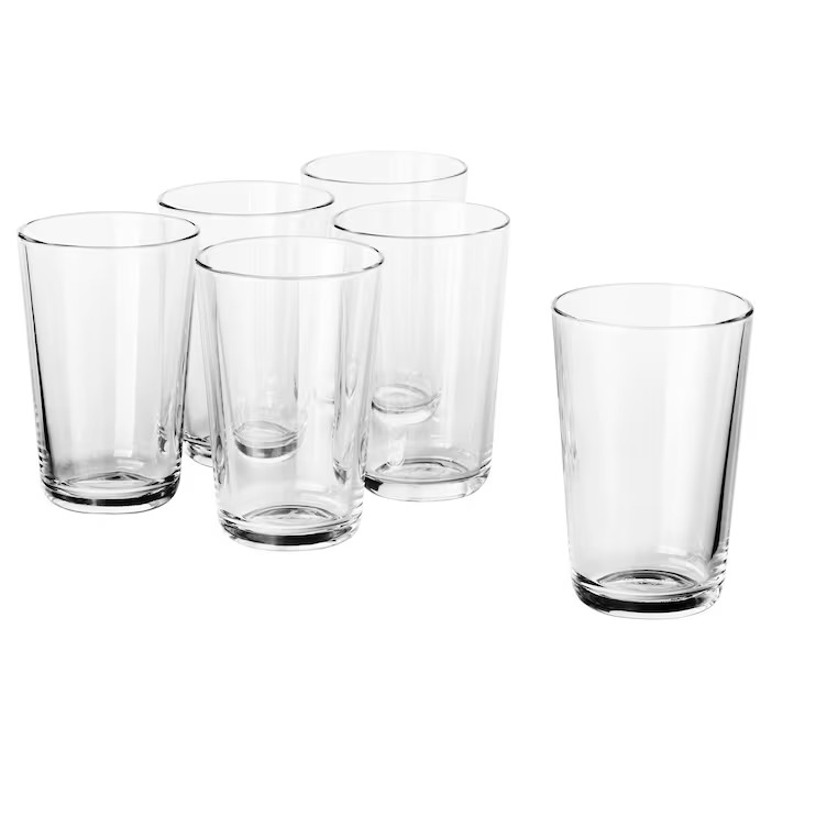 ست 6 عددی ليوان 300 ميلی ليتر ایکیا مدل IKEA365+