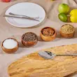 ست ۴ عددی کاسه گرد چوب اقاقیا هوم سنتر home centre