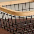 سبد میوه مشکی مستطیل هوم سنتر مدل Trellis 