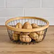 سبد میوه مشکی گرد هوم سنتر مدل Trellis