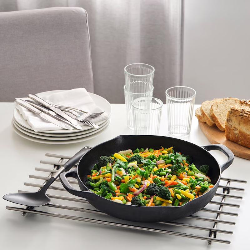 ماهیتابه چدن ایکیا مدل VARDAGEN 32CM