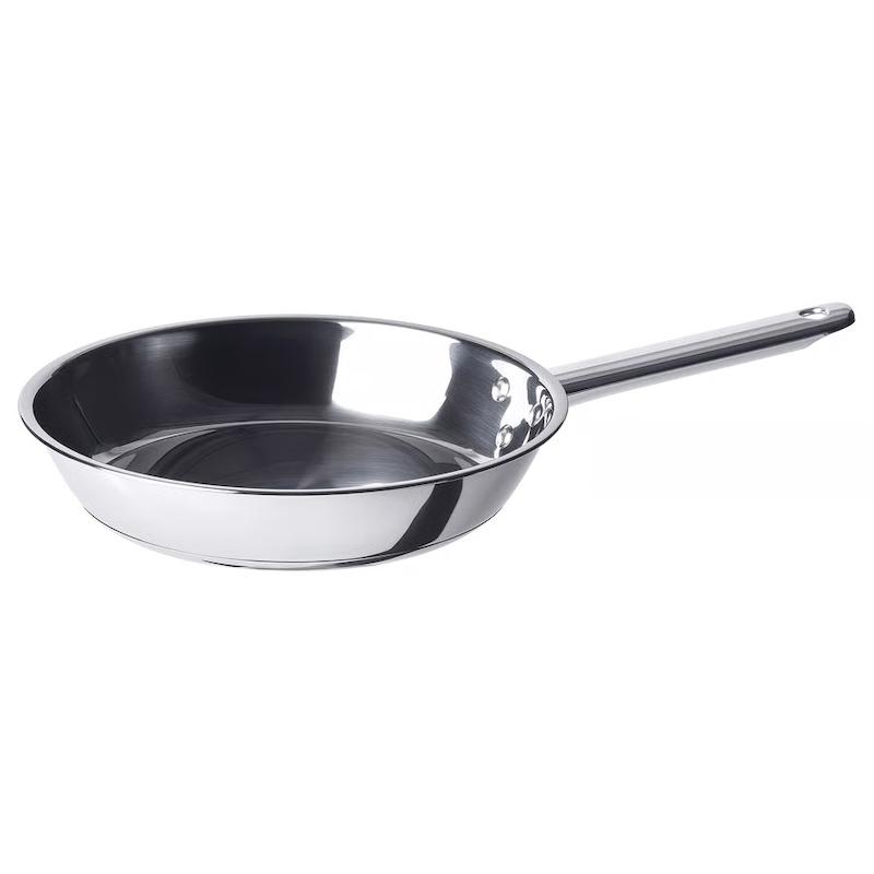 ماهیتابه استیل ایکیا مدل IKEA 365+ – قطر 24 سانتی‌متر