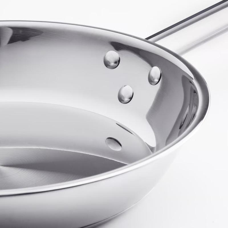 ماهیتابه استیل ایکیا مدل IKEA 365+ – قطر 24 سانتی‌متر