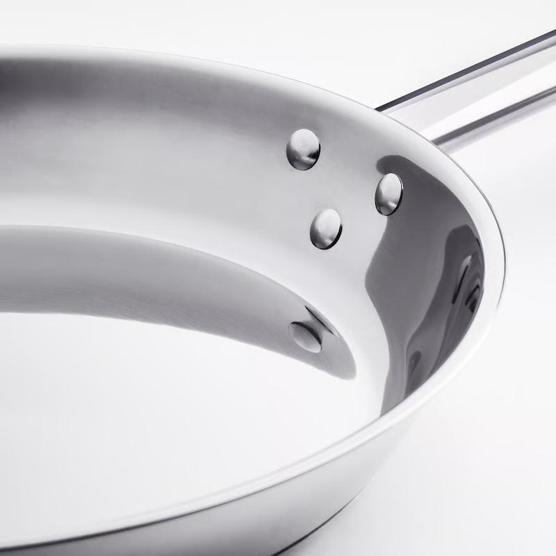 ماهیتابه استیل ایکیا مدل IKEA 365+ – قطر 28 سانتی‌متر