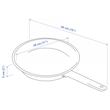 ماهیتابه استیل ایکیا مدل IKEA 365+ – قطر 28 سانتی‌متر