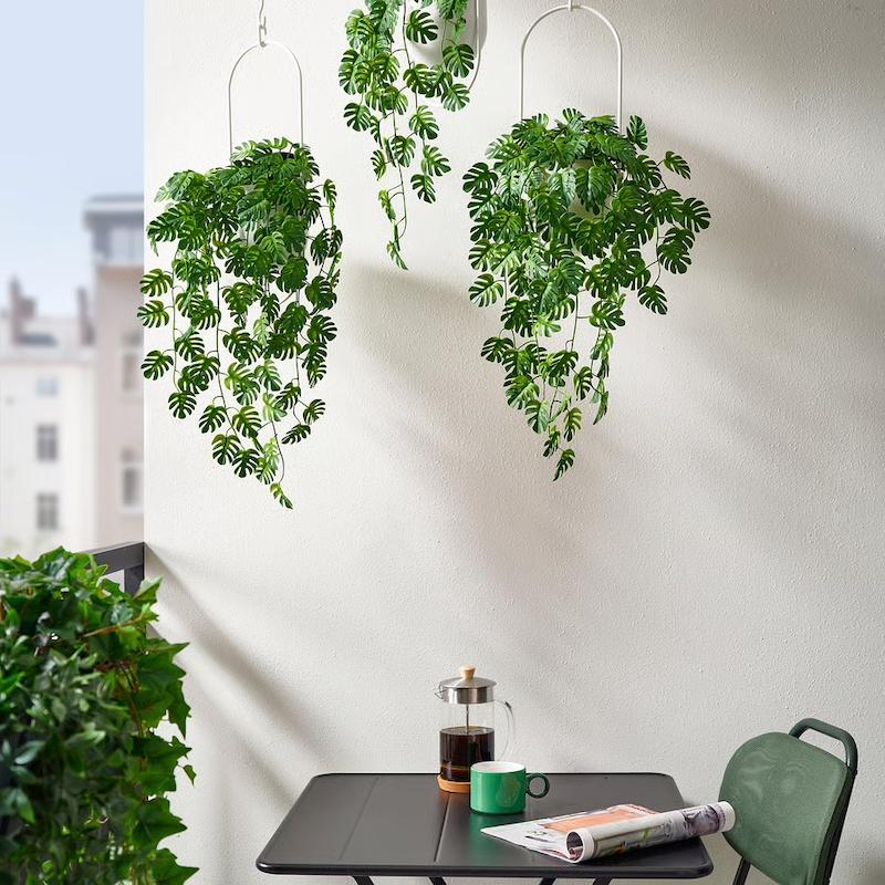 گیاه آویز ایکیا مدل FEJKA Monstera