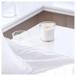 شمع معطر لیوانی ایکیا مدل TRÅDCYPRESS رایحه Fresh Linen – سفید (۴۰ ساعت)