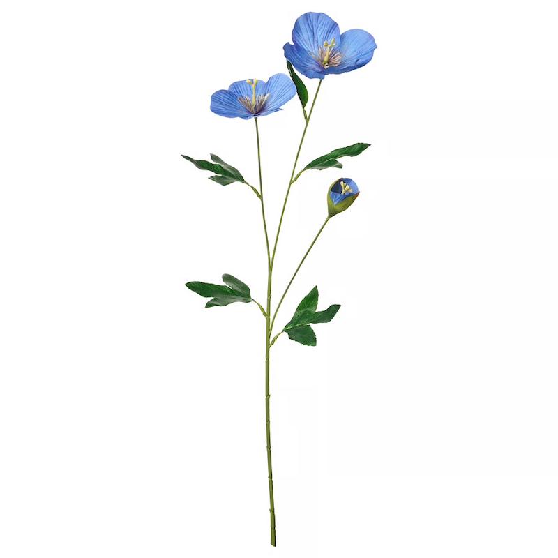 گل شقایق ایکیا مدل SMYCKA _ آبی – ۵۷ سانتی‌متر