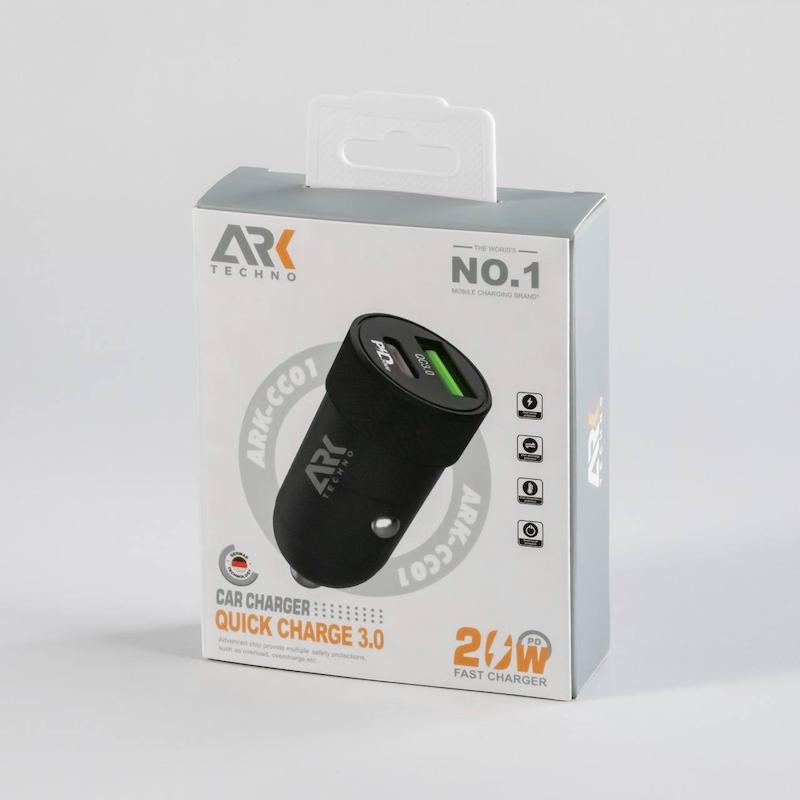 شارژر فندکی خودرو ARK Techno مدل ARK-CC01