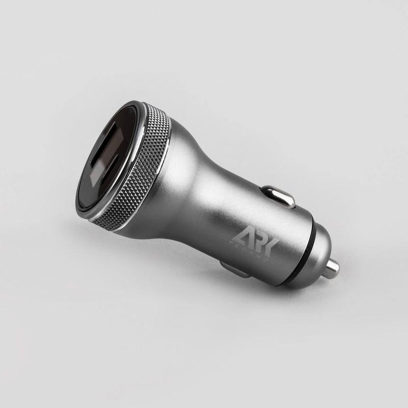 شارژر فندکی خودرو  ARK Techno SILVER مدل CF36L001 | توان 36 وات