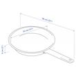 ماهیتابه استیل سرامیکی ایکیا مدل IKEA 365+ سایز ۳۲ سانتی‌متر