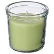 شمع معطر ایکیا مدل LOVSKOGSLUND - رایحه سیب - ۲۰ ساعته