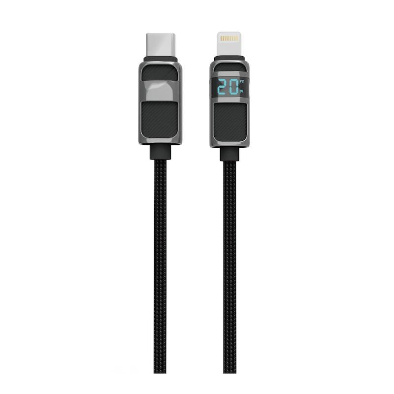 کابل شارژ و انتقال داده ARK Techno مدل ARK-C2LL2001 Type-C به Lightning | توان 20 وات | نمایشگر دیجیتال LED