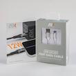 کابل شارژر سفید USB ARK Techno به Type-C با توان 12 وات | طول 1 متر مدل ARK-U2C1201