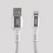 کابل شارژر سفید USB ARK Techno به Lightning با توان 12 وات | طول 1 متر مدل ARK-U2L1201