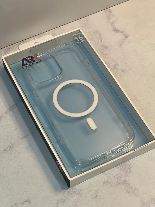 قاب شفاف مناسب iphone 15 promax مگ‌سیف ARK Techno مدل Anti-Yellowing