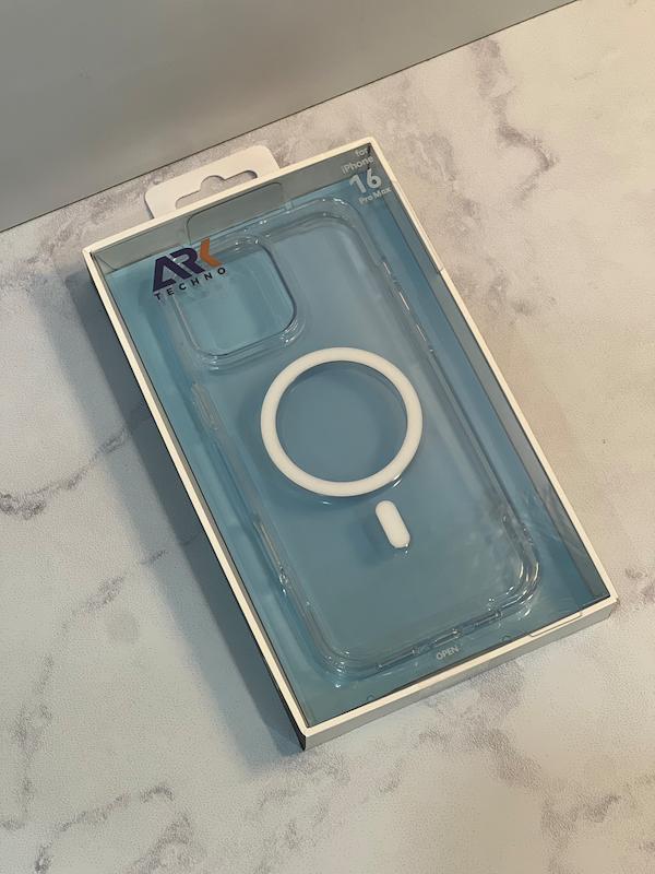 قاب شفاف مناسب iphone 15 promax مگ‌سیف ARK Techno مدل Anti-Yellowing