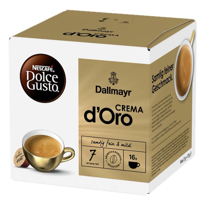 کپسول قهوه دولچه گوستو دالمایر کرما  Dolce gusto Dallmayr Crema D’oro Crema