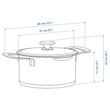 قابلمه 3 ليتر ایکیا مدل  HEMKOMST 