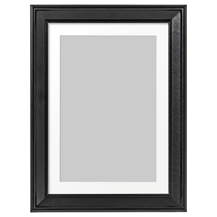 قاب مشکی ایکیا مدل  13×18 KNOPPANG 