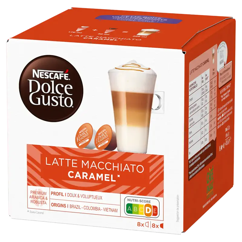 کپسول دولچه گوستو کارامل ماکیاتو LATTE MACCHIATO CARAMEL 