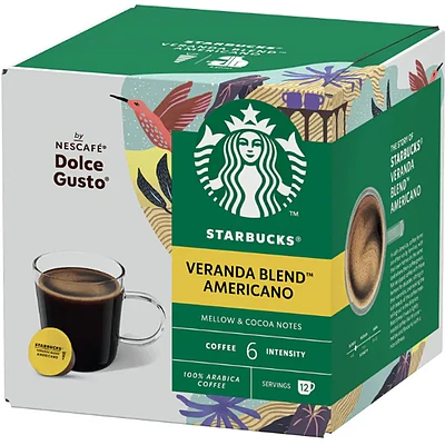 کپسول امریکانو دولچه گوستو مدل STARBUCKS VERANDA BLEND 