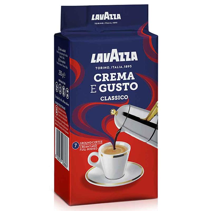 پودر قهوه 250g لاوازا مدل LAVAZZA CREMA E GUSTO