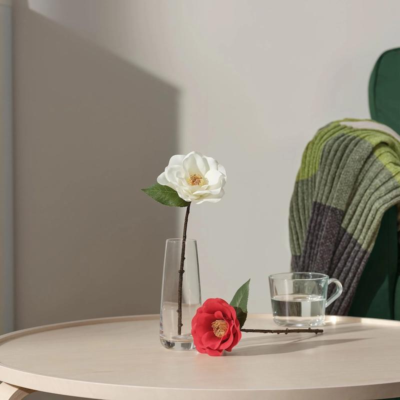 گل سفيد ایکیا مدل SMYCKA Camellia 
