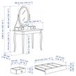 ميزآرايش ایکیا مدل HEMNES 