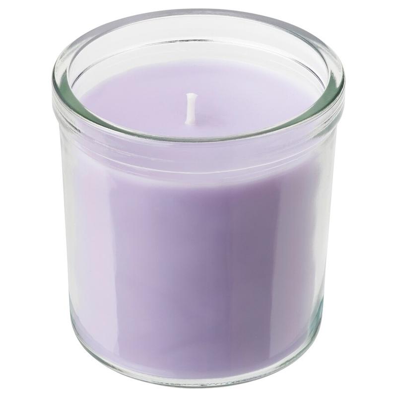 شمع معطر بنفش 40 ساعته ایکیا مدل JAMNMOD 