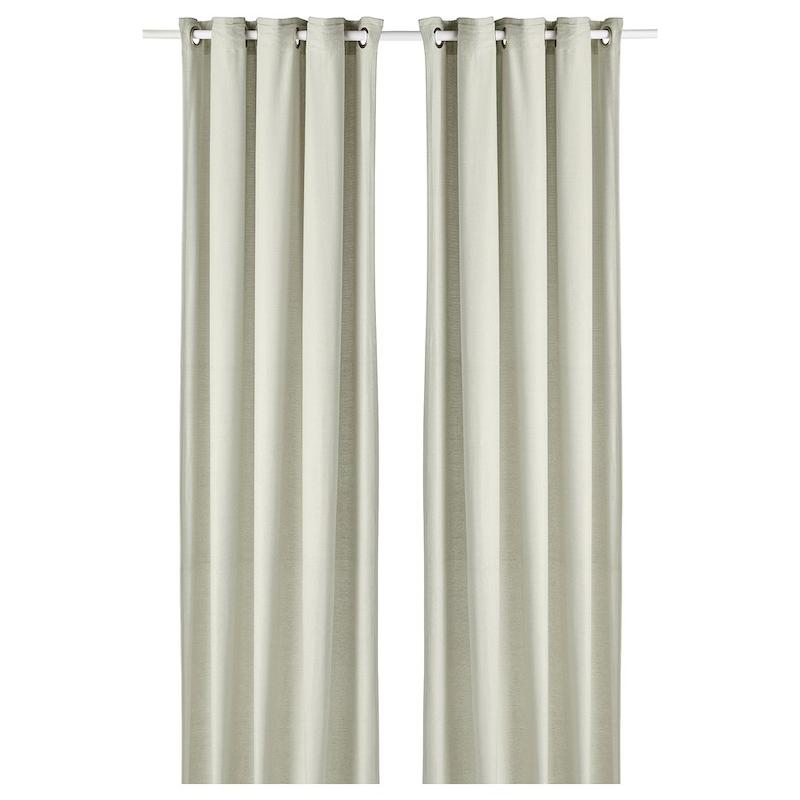 پرده سبز ایکیا مدل MOALINA 