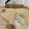 ست حوله ۵ تکه نوزادی مادرکر (Mothercare) مدل کیمونو طرح پادشاه کوچولو | کانگومام