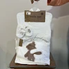 ست حوله ۵ تکه نوزادی مادرکر (Mothercare) مدل کیمونو طرح خرس سفید و قهوه ای | کانگومام