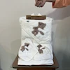 ست حوله ۵ تکه نوزادی مادرکر (Mothercare) مدل کیمونو طرح خرس سفید و قهوه ای | کانگومام