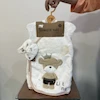 ست حوله ۵ تکه نوزادی مادرکر (Mothercare) مدل کیمونو طرح خرس پادشاه | کانگومام