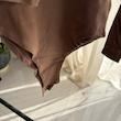 بادی آستین بلند زنانه کبریتی مدل بیسیک یقه گرد, رنگ قهوه ای