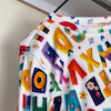 ست بلوز و شلوار راحتی زنانه مخمل طرح حروف انگلیسی | بسیار نرم و گرم برای خانه | کانگومام