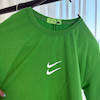 ست تی شرت و شلوار لانگ زنانه طرح نایک (Nike) رنگ سبز | پارچه درجه یک بهاره و تابستانه | کانگومام
