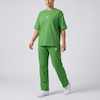 ست تی شرت و شلوار لانگ زنانه طرح نایک (Nike) رنگ سبز | پارچه درجه یک بهاره و تابستانه | کانگومام
