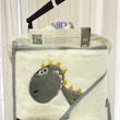 ست حوله ۵ تکه نوزادی مادرکر (Mothercare) مدل کیمونو طرح دایناسور | کانگومام