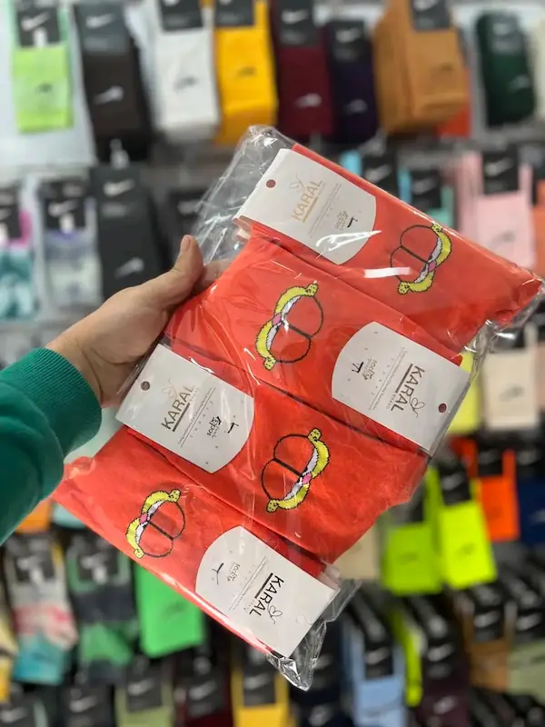 خرید جوراب فانتزی باب اسفنجی