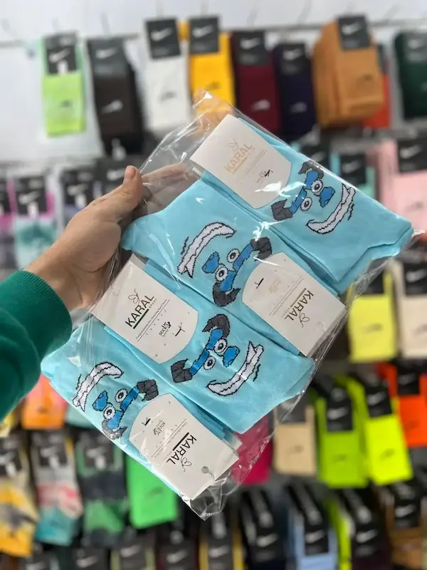 خرید جوراب فانتزی باب اسفنجی