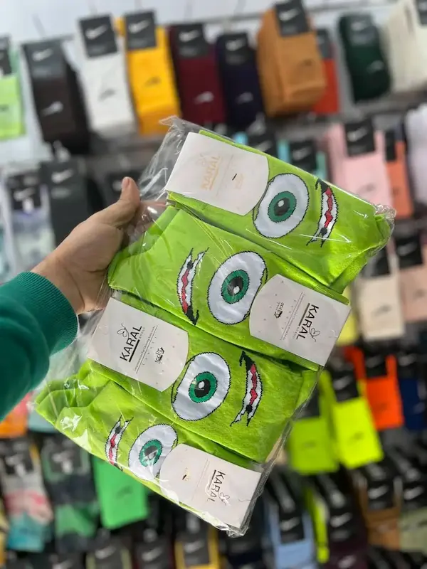 خرید جوراب فانتزی باب اسفنجی