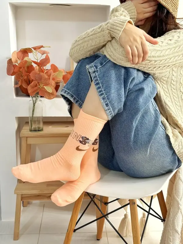 جوراب نایکی فانتزی نارنجی