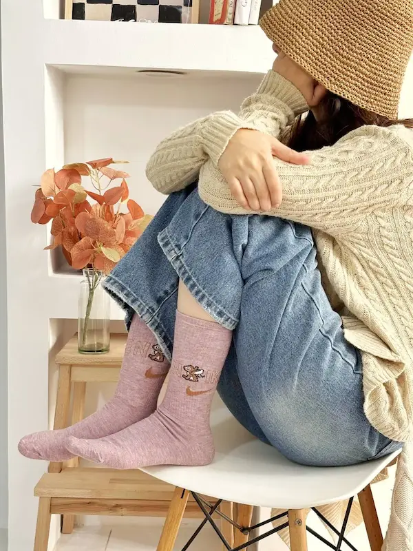 جوراب نایکی فانتزی بنفش