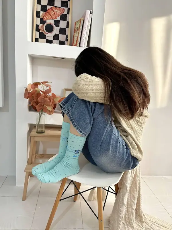 جوراب نایکی فانتزی آبی فیروزه ای
