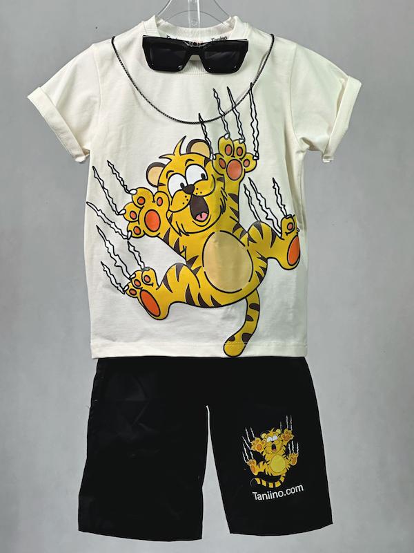 ست تیشرت شلوارک ببری